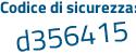 Il Codice di sicurezza è Z84b3 segue a6 il tutto attaccato senza spazi