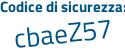 Il Codice di sicurezza è 3779 continua con c3d il tutto attaccato senza spazi