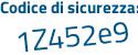 Il Codice di sicurezza è d5959 poi 98 il tutto attaccato senza spazi