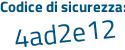 Il Codice di sicurezza è bd8c11c il tutto attaccato senza spazi