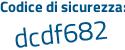 Il Codice di sicurezza è 284 continua con a923 il tutto attaccato senza spazi