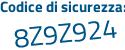 Il Codice di sicurezza è 2 poi f17f61 il tutto attaccato senza spazi