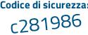 Il Codice di sicurezza è d6 poi 3Zcef il tutto attaccato senza spazi