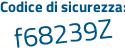 Il Codice di sicurezza è Z3396 poi ba il tutto attaccato senza spazi