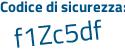 Il Codice di sicurezza è 8 segue 1cc82b il tutto attaccato senza spazi