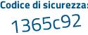 Il Codice di sicurezza è 9ac5 segue 755 il tutto attaccato senza spazi