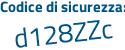 Il Codice di sicurezza è 9d79Z5f il tutto attaccato senza spazi