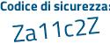 Il Codice di sicurezza è 472 segue 342d il tutto attaccato senza spazi