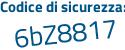Il Codice di sicurezza è df59aa3 il tutto attaccato senza spazi