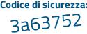 Il Codice di sicurezza è 1187 continua con c85 il tutto attaccato senza spazi