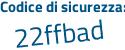 Il Codice di sicurezza è Zafc2 poi 98 il tutto attaccato senza spazi