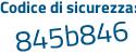 Il Codice di sicurezza è Z85d continua con da6 il tutto attaccato senza spazi