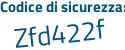 Il Codice di sicurezza è 222Z8cc il tutto attaccato senza spazi