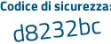 Il Codice di sicurezza è 658613Z il tutto attaccato senza spazi