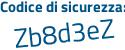 Il Codice di sicurezza è f continua con c5481d il tutto attaccato senza spazi
