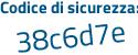 Il Codice di sicurezza è c1c23 poi 1a il tutto attaccato senza spazi