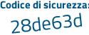 Il Codice di sicurezza è fe segue ca697 il tutto attaccato senza spazi
