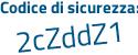 Il Codice di sicurezza è 9b continua con e8435 il tutto attaccato senza spazi