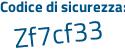 Il Codice di sicurezza è 66Z poi f11Z il tutto attaccato senza spazi
