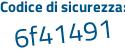 Il Codice di sicurezza è ea668f6 il tutto attaccato senza spazi