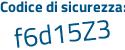 Il Codice di sicurezza è 64 segue 7a1cc il tutto attaccato senza spazi