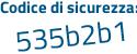 Il Codice di sicurezza è 9acd segue 7fc il tutto attaccato senza spazi