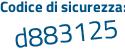 Il Codice di sicurezza è 7 continua con b49d4d il tutto attaccato senza spazi