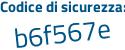 Il Codice di sicurezza è 886a3 poi 22 il tutto attaccato senza spazi