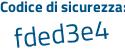Il Codice di sicurezza è 888e3Z4 il tutto attaccato senza spazi