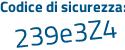 Il Codice di sicurezza è 2 segue 6Z82ea il tutto attaccato senza spazi