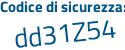 Il Codice di sicurezza è 455a2aZ il tutto attaccato senza spazi