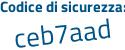 Il Codice di sicurezza è 1Z726 poi 7f il tutto attaccato senza spazi