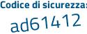 Il Codice di sicurezza è e continua con b637ab il tutto attaccato senza spazi