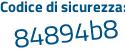 Il Codice di sicurezza è 9Z continua con 2cZae il tutto attaccato senza spazi