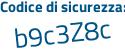Il Codice di sicurezza è 87 continua con aa6b8 il tutto attaccato senza spazi