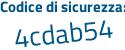 Il Codice di sicurezza è 2fZe poi 244 il tutto attaccato senza spazi