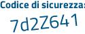 Il Codice di sicurezza è 8249485 il tutto attaccato senza spazi