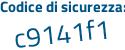 Il Codice di sicurezza è aa54 continua con d76 il tutto attaccato senza spazi
