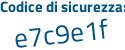 Il Codice di sicurezza è 56938 poi 99 il tutto attaccato senza spazi