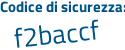Il Codice di sicurezza è c1dd segue eZ2 il tutto attaccato senza spazi