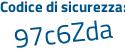 Il Codice di sicurezza è 8c continua con 37a99 il tutto attaccato senza spazi