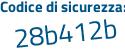 Il Codice di sicurezza è cf72 poi f7Z il tutto attaccato senza spazi