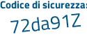 Il Codice di sicurezza è 45ead segue 2a il tutto attaccato senza spazi