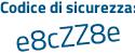 Il Codice di sicurezza è af7c77f il tutto attaccato senza spazi