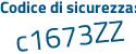 Il Codice di sicurezza è 543 poi a5a3 il tutto attaccato senza spazi