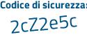 Il Codice di sicurezza è daa43eZ il tutto attaccato senza spazi