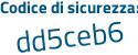 Il Codice di sicurezza è 96fd6 continua con 69 il tutto attaccato senza spazi