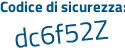 Il Codice di sicurezza è 8f3 continua con 4117 il tutto attaccato senza spazi
