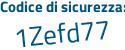 Il Codice di sicurezza è c9e73 poi ac il tutto attaccato senza spazi