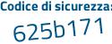 Il Codice di sicurezza è 2b26Zae il tutto attaccato senza spazi